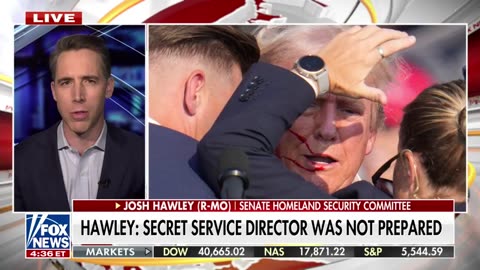 Sen. Hawley Informed: Majority of Trump’s Security Were Outsiders, Not Secret Service