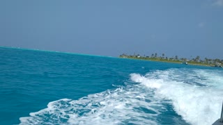 Wonderful maldives resort speed boat rider