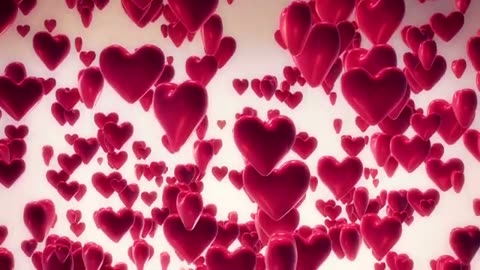 710. Red Neon Heart I Red Heart Background Red Heart Animation I Calm Heart I