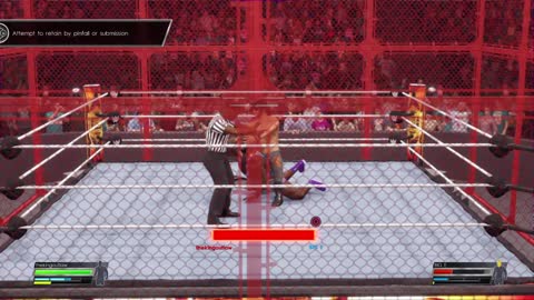 wwe2k22 myrise walkthrough 137, Steelcage match Kingoutlaw vs Big E