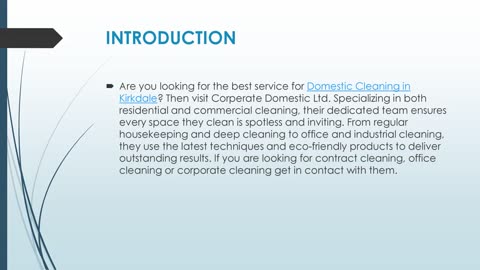 Best Domestic Cleaning in Kirkdale.