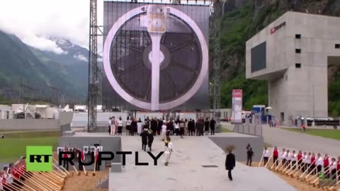 Gotthard Tunnel Opening Ritual (Shocking)-MJB