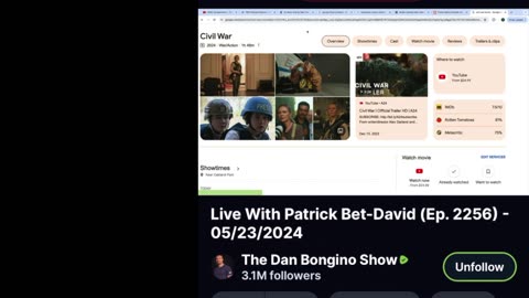 Dan Bongino On Rumble (clipped from Epis#2256) with Patrick Bet-David