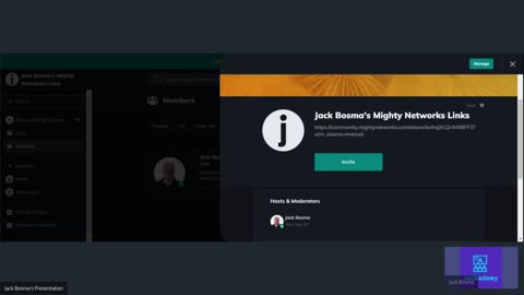 Jack Bosma's Mighty Networks Links