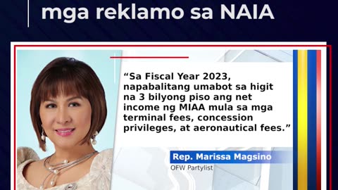 OFW Party-List, naghain ng resolution upang paimbestigahan ang mga reklamo sa NAIA