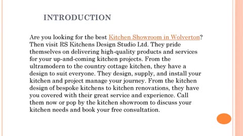 Best Kitchen Showroom in Wolverton