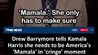 Drew Barrymore Wants Kamala Harris to be 'Mamala' of America