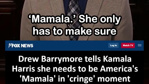 Drew Barrymore Wants Kamala Harris to be 'Mamala' of America