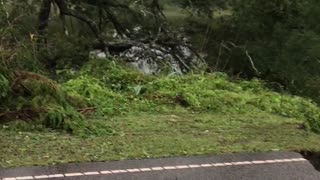 Hurricane Florence Aftermath Shows Total Road Destruction