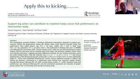 Soccer Kicking Biomechanics - Neal Smith