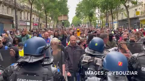 Paris 2021 Bastille Day - Macron F OFF