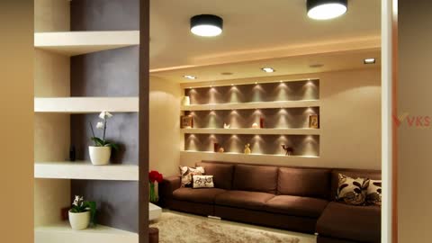 2022 BEST! Wall Shelves Design Ideas LED Lights Wall Cube Shelves Wall Decor Recessed Light