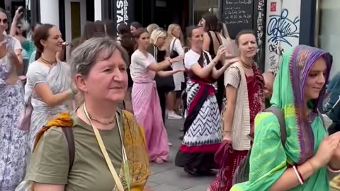 Harinam Sankirtan in Brno, Czech Republic August 2024