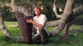 Making a fish basket trap