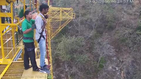 funny video 2021 funny videos 2021 The Funny Bungee Jump in Rishikesh