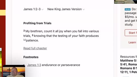 "Joy in the Fire: Embracing Trials as a Pathway to Faith" (James 1:2-3)