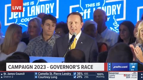 Republican Jeff Landry wins Louisiana Gov Race, toppling 8 yrs of Dem rule