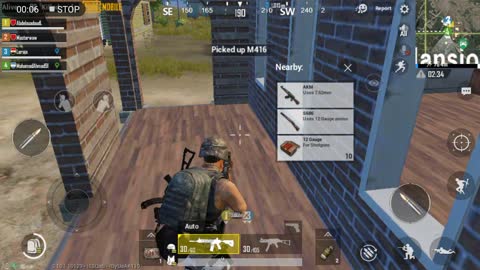 Pubg Mobile Game Scanning The Area For Enemies with Best Weapons and Scope
