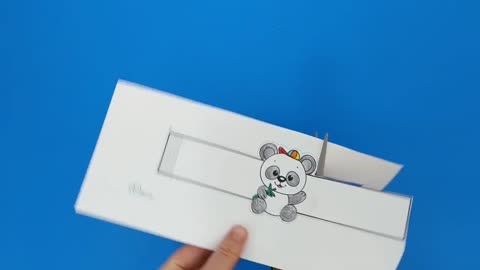 Panda Paper Bracelet - Animal Crafts for Kids