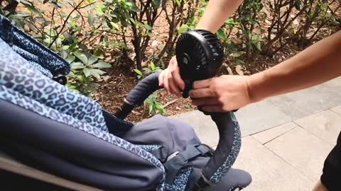 Mini Baby Stroller Fan-Handheld Personal Portable Fan