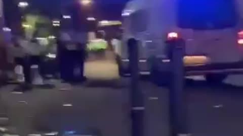 Police fighting