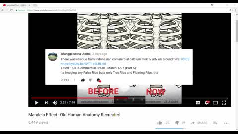 Mandela Effect - Old Human Rib Cage FOUND!!! (Floating Ribs) Reality Residue - RealityShifter