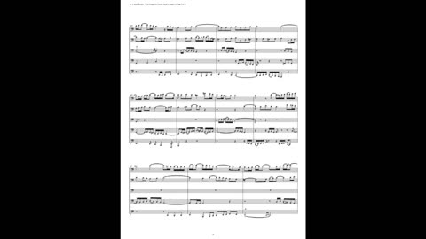 J.S. Bach - Well-Tempered Clavier: Part 1 - Fugue 23 (Euphonium-Tuba Quintet)