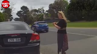 Funny Fails in traffic - Woman