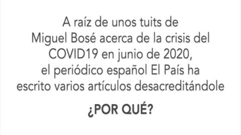 El País vs. Miguél Bosé - España