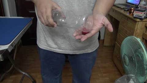 Magic: bottle and ball
