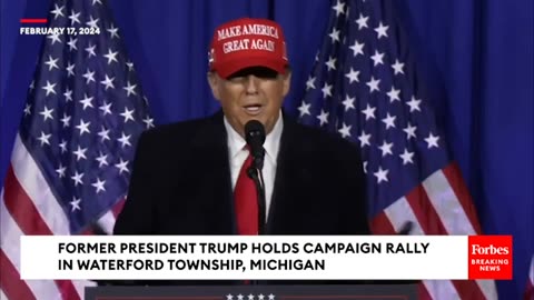 Breaking full Trump, James At Michigan Rally