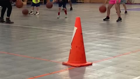 Dribbling Drill with Pivot