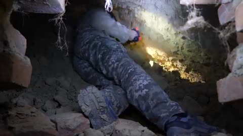 See How The Soldiers Discovered An Underground Tunnel.