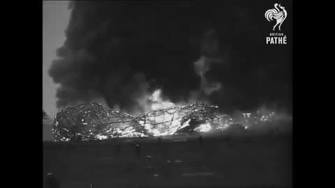 Hindenburg Disaster - Real Footage (1937) | British Pathé