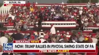 President Trump shot at Rally