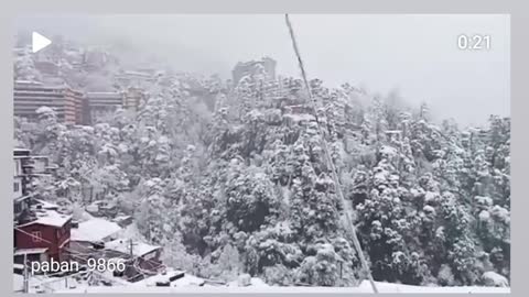 Heavy snowfall