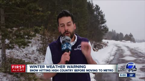 Weatherman has a freak out on Live TV
