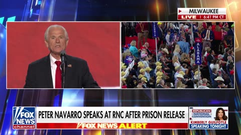 Peter Navarro addresses the RNC: 'I went to prison so you don't have to'