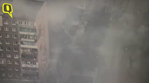 Ukraine Crisis - Viral Video Shows Russian Tank Shooting at a Pedestrian in Ukraine