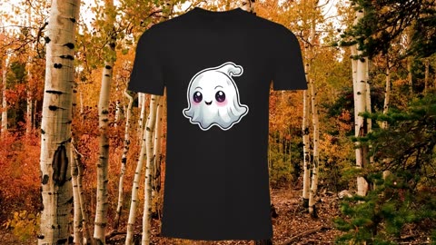 Cute ghost head tshirt