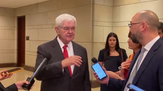 Newt Gingrich STUNS Reporter with Response to J6 Questions (VIDEO)