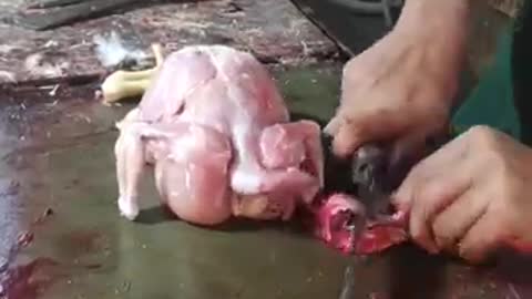 Super Fast Chicken Cleaning and Cutting Skill 😍| Chicken Cleaning and Cutting |