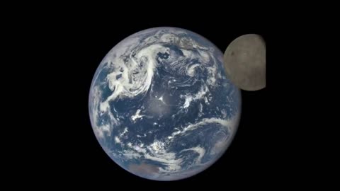Epic view of moon and earth 🌍 #moon #nasa #breakingnews