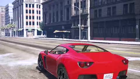 Red car driving in gta 5 | GTA V short | gta5 video #shorts #gta5 #lazoogames