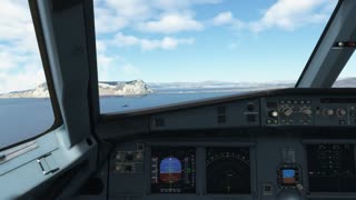 MSFS British Airways A320 NEO Landing Gibraltar LXGB