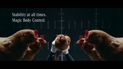 Mercedes-Benz “Chicken” MAGIC BODY CONTROL TV commercial