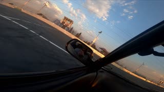 200sx v8 in car drift ride along