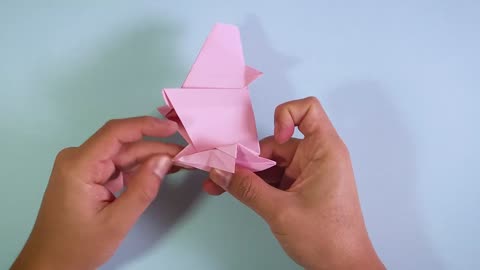 How To Make an Easy Origami Pig - Time Lapse - Do It Yourself | (DIY) | wowvideos