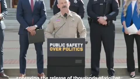 California Sheriff Chad calls out the progressive policies, masquerading as “criminal justice reform