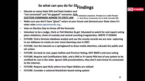 INTERVIEW WITH SOURCE ON ELECTRONIC VOTE FRAUD Dominion